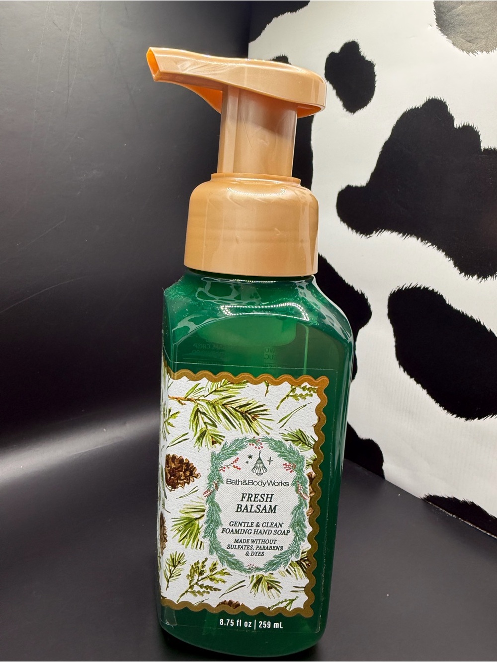 Bath & Body Works Fresh Balsam Foaming Hand Soap - Green & Tan Pump